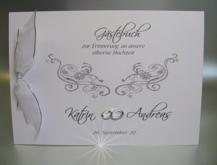 Gästebuch zur silbernen Hochzeit 12508