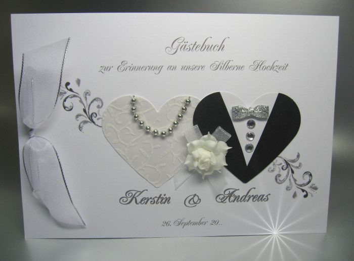 Gästebuch zur silbernen Hochzeit 12510