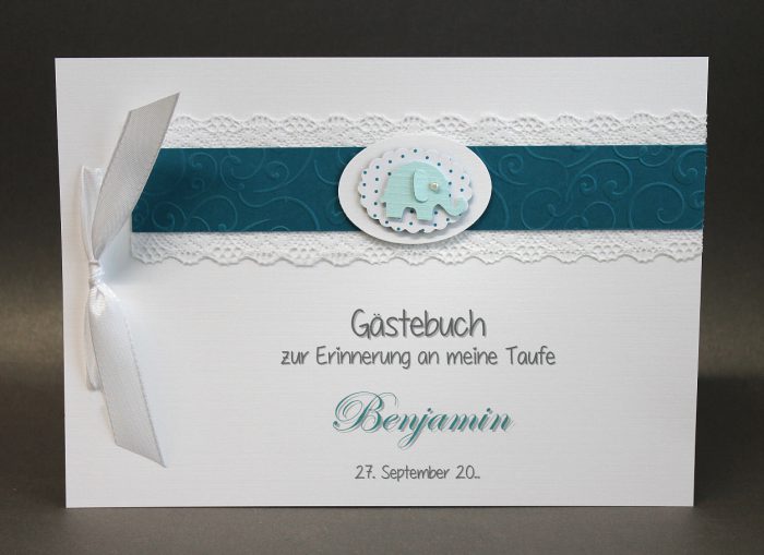 Gästebuch zur Taufe 13504 "kleiner Elefant"