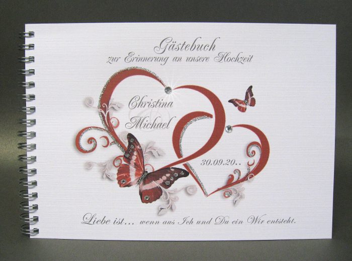 Gästebuch 80012 in 5 Farben, A5 Spiralbindung – Bild 5