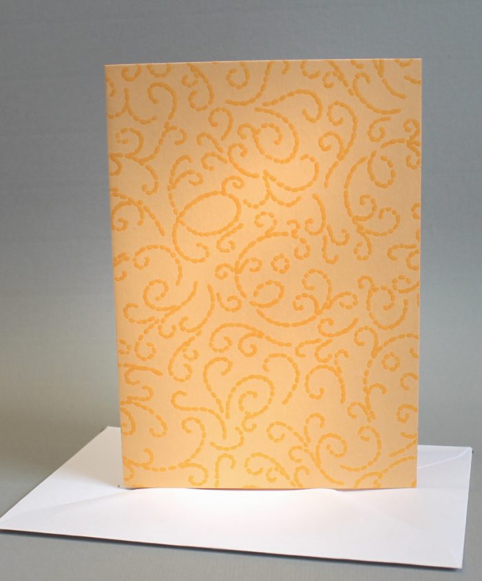 10 Klappkarten "Lackornamente" hochformat incl. Umschlag in 8 Farben, 30003 – Bild 5