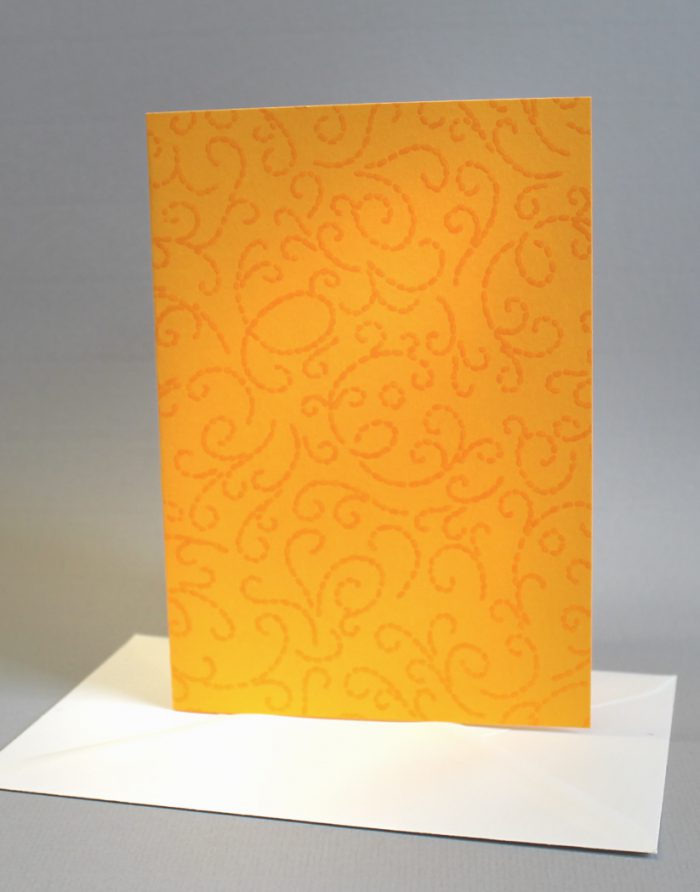 10 Klappkarten "Lackornamente" hochformat incl. Umschlag in 8 Farben, 30003 – Bild 4