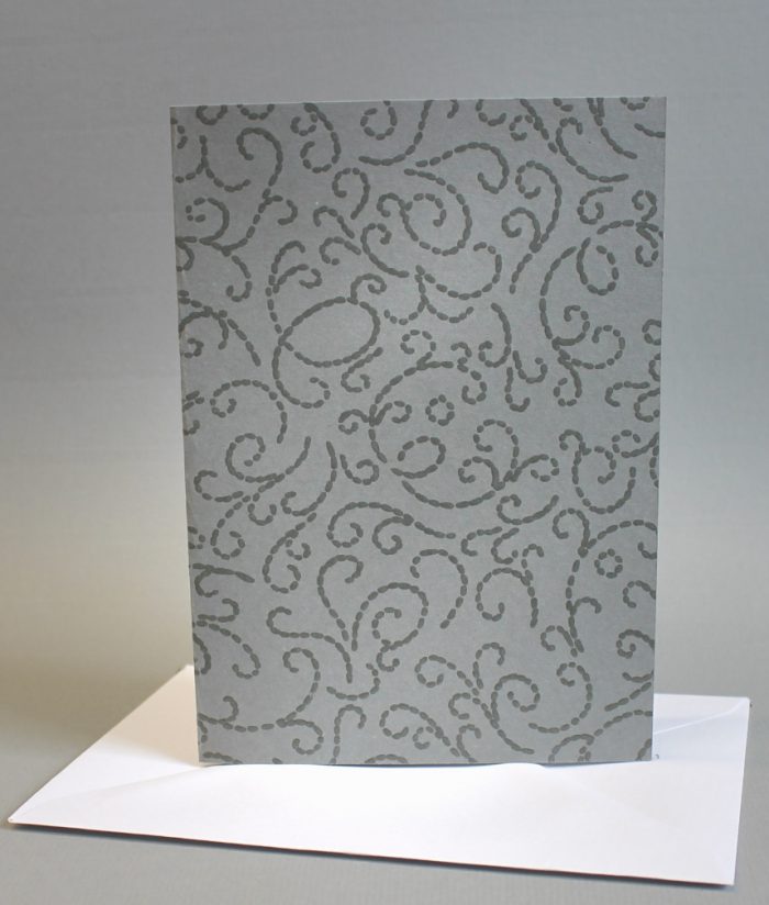10 Klappkarten "Lackornamente" hochformat incl. Umschlag in 8 Farben, 30003 – Bild 10