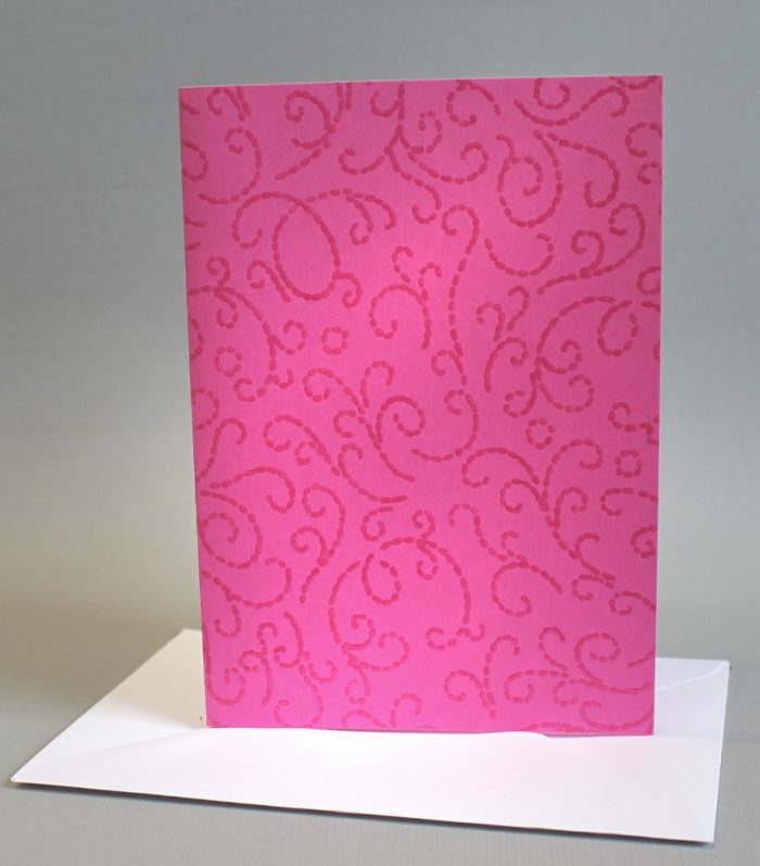 10 Klappkarten "Lackornamente" hochformat incl. Umschlag in 8 Farben, 30003 – Bild 6