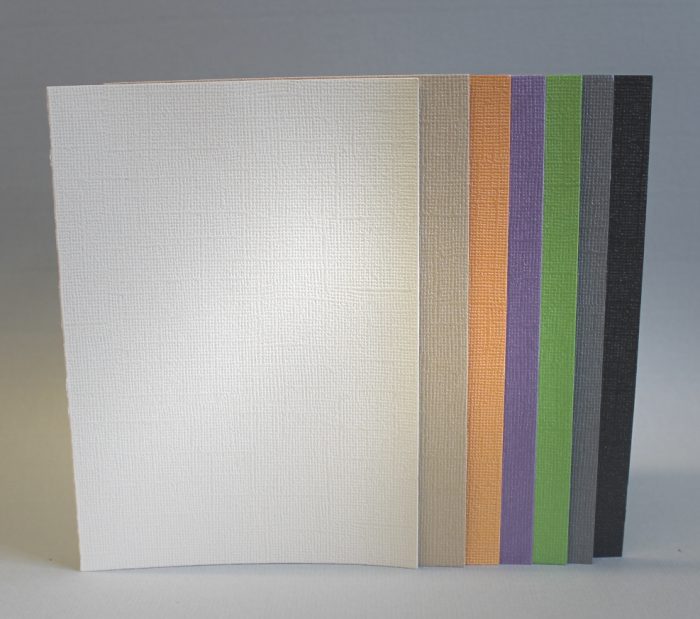 10 Klappkarten perlmutt hochformat incl. Umschlag in 7 Farben, 30004