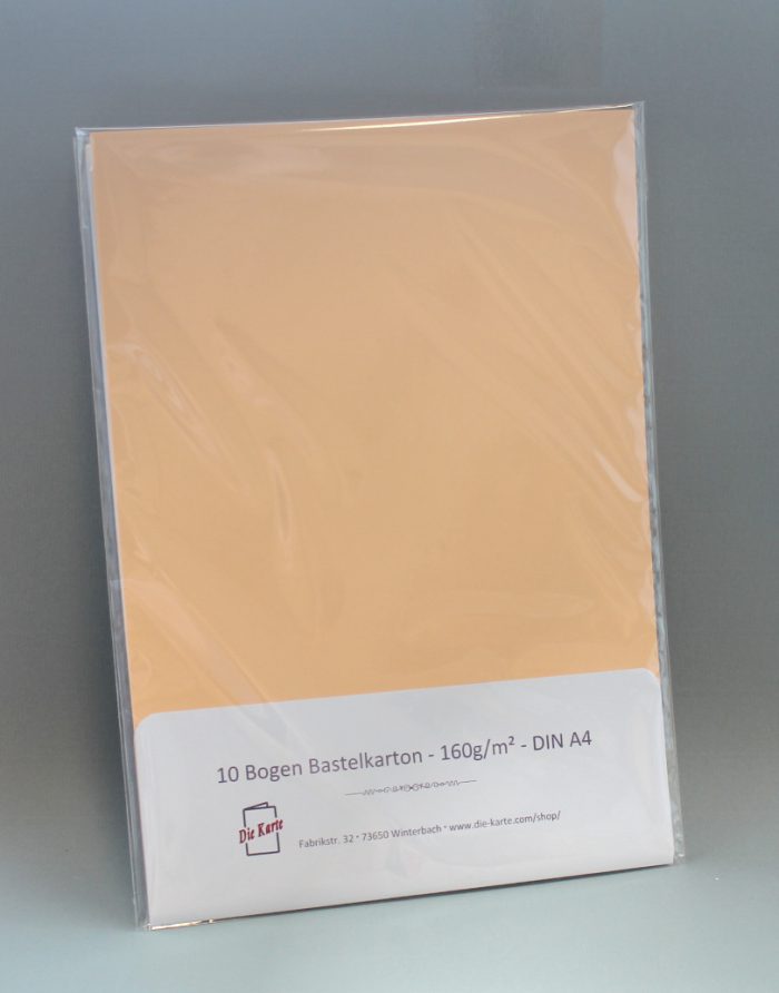 Bastelkarton 10 Bogen - A4 - 160g/qm in 7 Farben – Bild 4