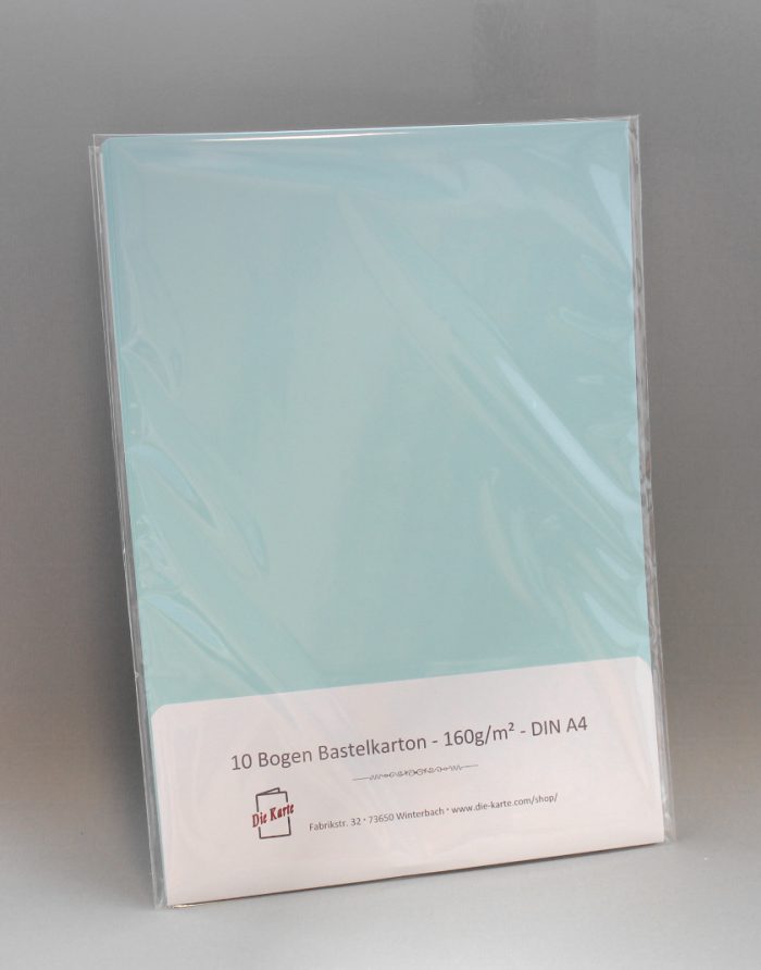 Bastelkarton 10 Bogen - A4 - 160g/qm in 7 Farben – Bild 6