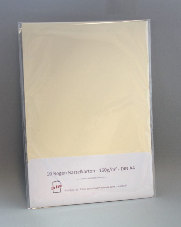 Bastelkarton 10 Bogen - A4 - 160g/qm in 7 Farben – Bild 3
