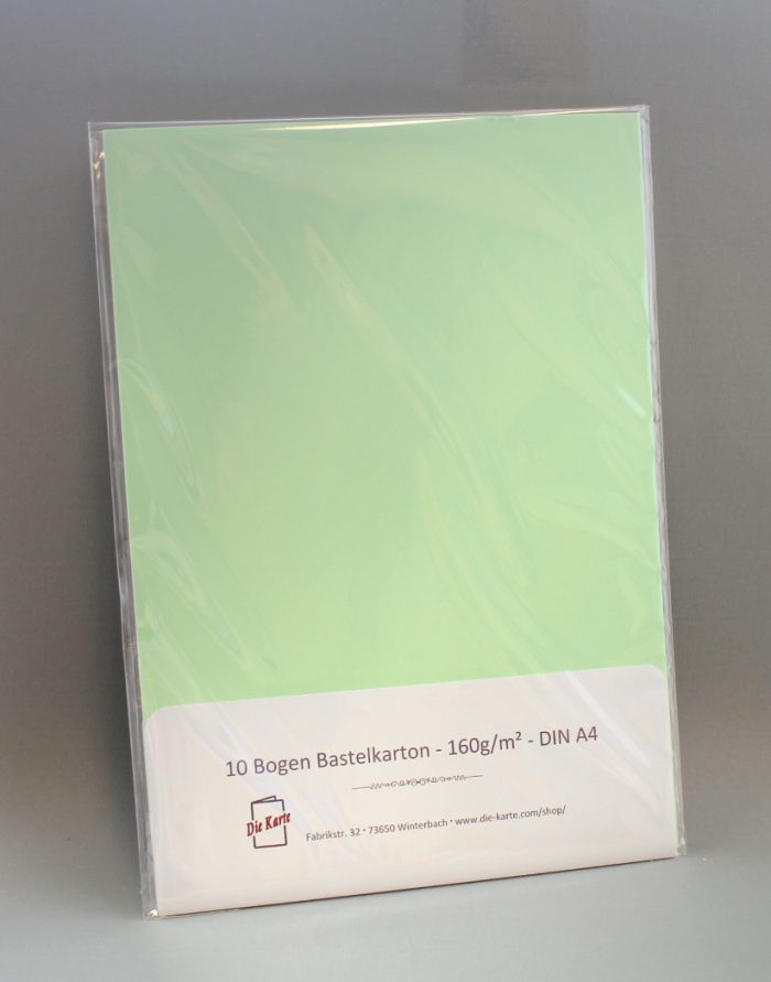 Bastelkarton 10 Bogen - A4 - 160g/qm in 7 Farben – Bild 7