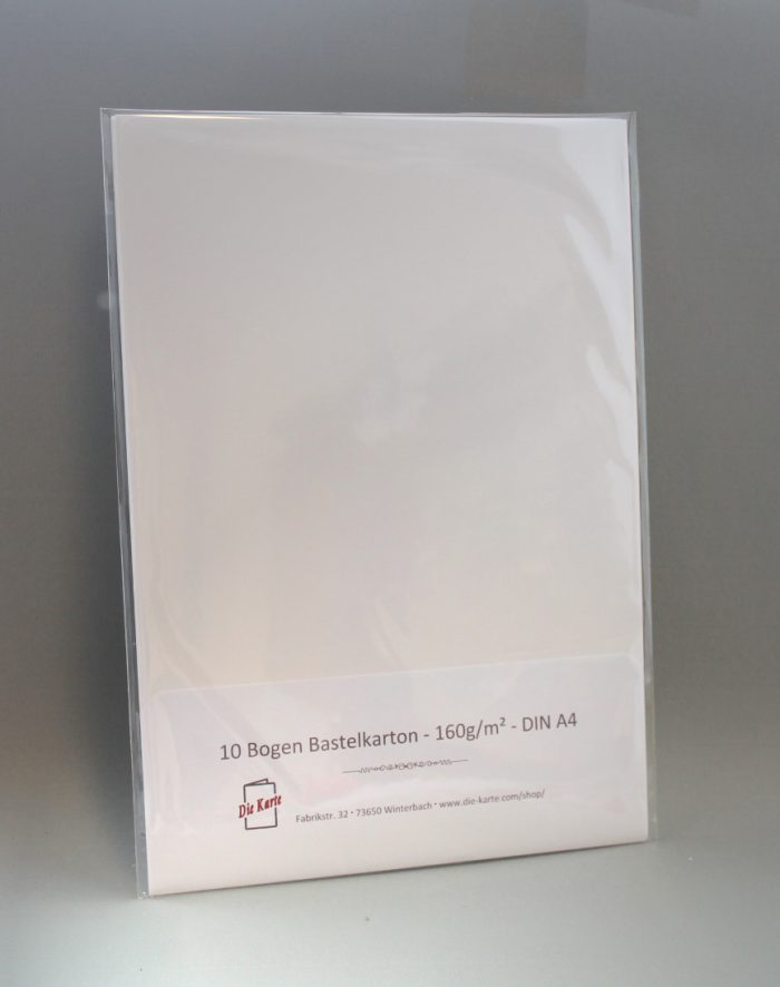 Bastelkarton 10 Bogen - A4 - 160g/qm in 7 Farben – Bild 2