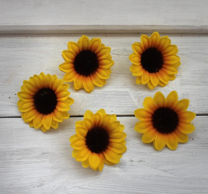 Sonnenblumen 5 Stück ideal für Ihre Deko 35207