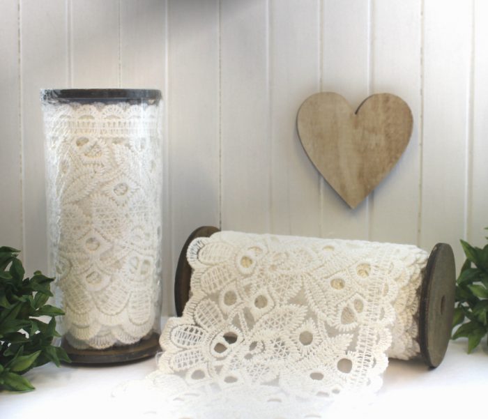 Spitze 12cm!!! ivoire, Spitzenqualität 2mtr., für Hochzeit, Deko und vieles mehr!! 20826