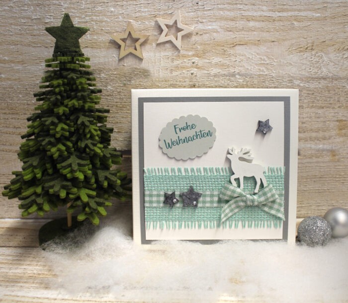 Geschenkschachtel - Geldgeschenk - Gutschein zu Weihnachten incl. Weihnachtskärtchen Design 71016