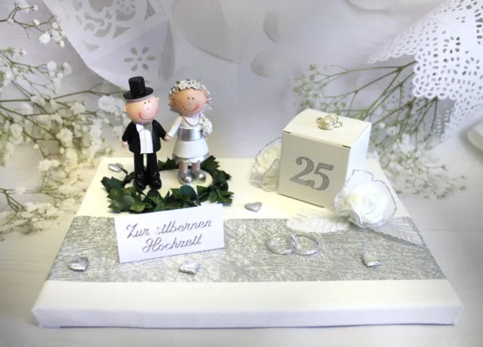 Geldgeschenk zur "Silbernen Hochzeit" 70051