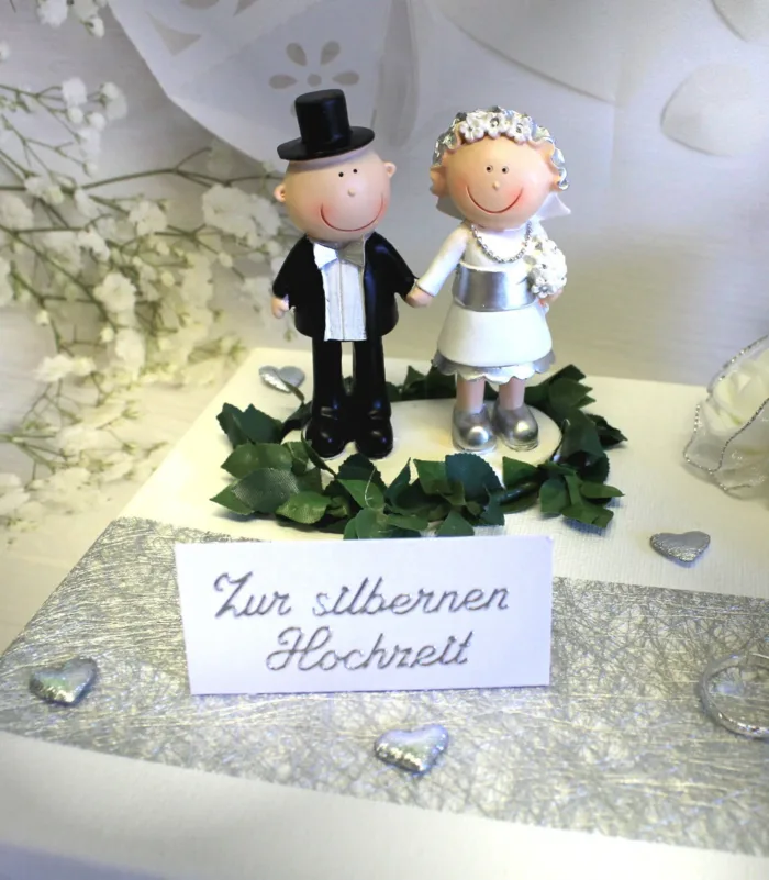 Geldgeschenk zur "Silbernen Hochzeit" 70051 – Bild 3