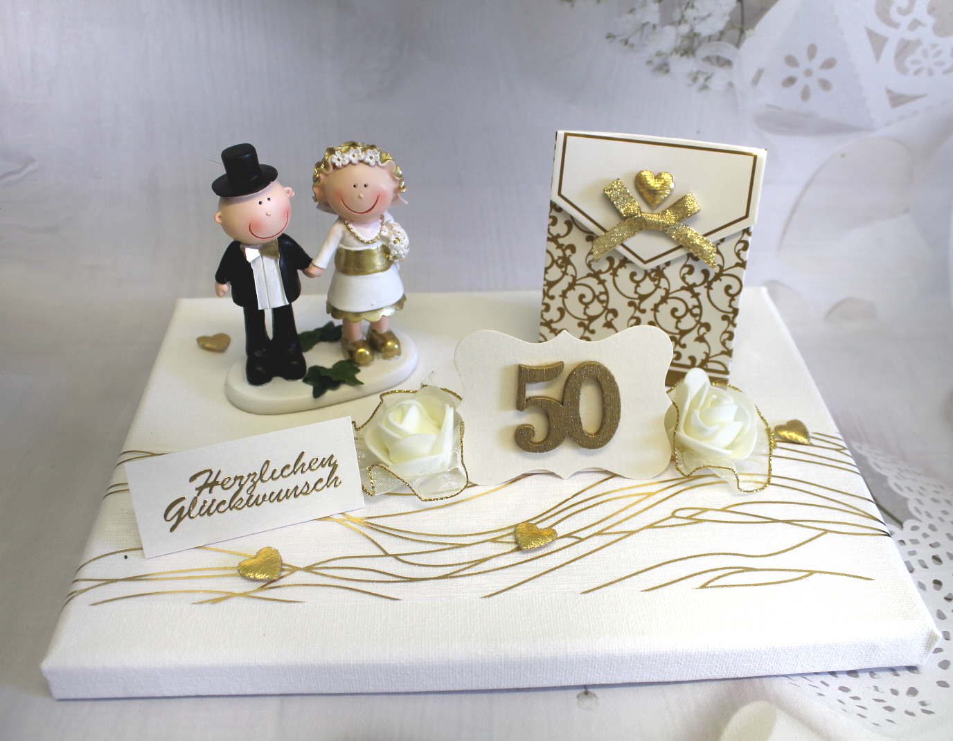 Geldgeschenk zur „Goldenen Hochzeit“ 70054 Die Karte