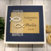 Geschenkschachtel zur Konfirmation, Kommunion oder Firmung "Fisch" zum kleinen Preis Design 70071