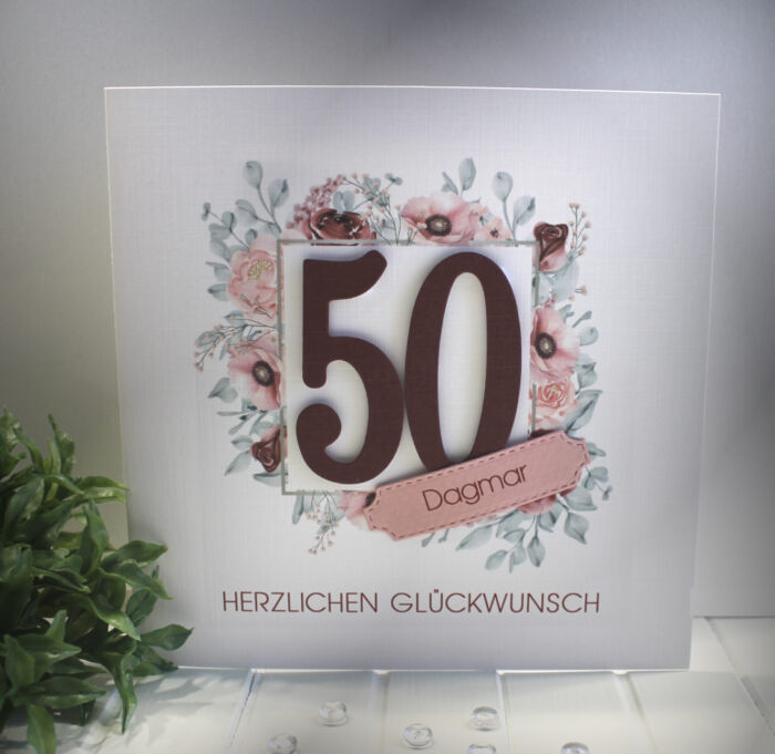 Glückwunschkarte zum Geburtstag, mit Personalisierung und auf Wunsch als Geldgeschenk Design 130