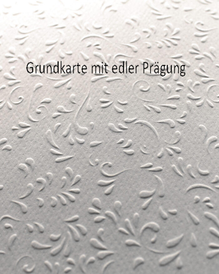 Menükarte zur Hochzeit "Eukalyptus Holzherzen" incl. Einlegeblatt Design H12010 – Bild 2